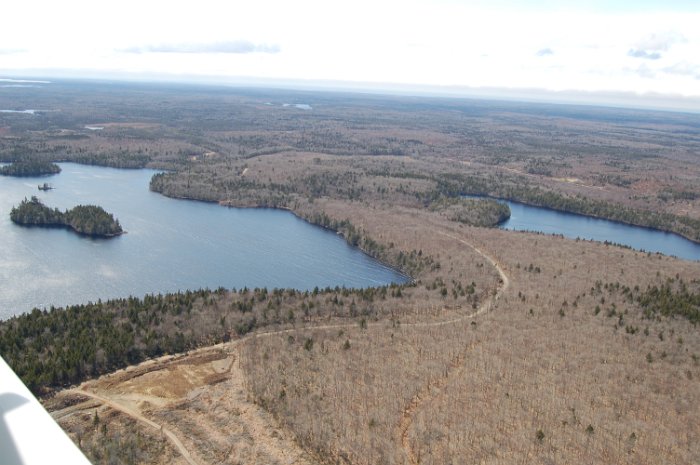 Immobilien Kanada Four Island Lake Flug April 2013 (26)